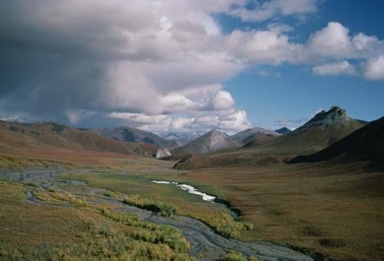 Mountains and meadows in the Arctic National Wildlife Refuge