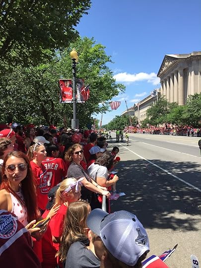 DC looked amazing! The streets were festooned with banners and flags.