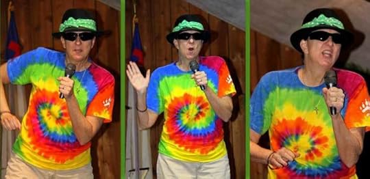 Karen during a skit