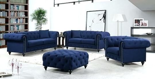 navy tufted sofa velvet couch chesterfield modern mitchell gold blue button jordan sectional