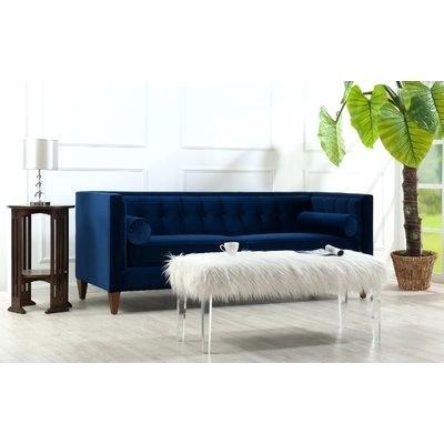 navy tufted sofa interiors chesterfield in property and also blue velvet
