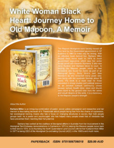 White Woman Black Heart Promo Flier