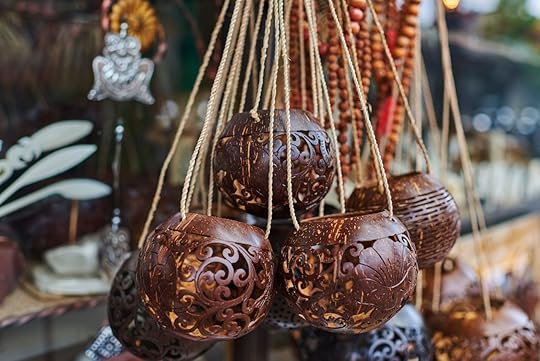 Lantern coconut shells