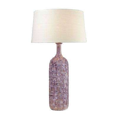 jamie young company cubist in lilac ceramic bottle lamp online catalog