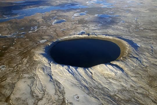 Pingualuit Crater in Québec, 2007 (NASA photo)