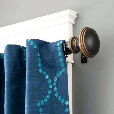 oil rubbed bronze curtain rods sets hardware rod extender