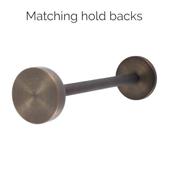 oil rubbed bronze curtain rods solid brass 1 diameter shower amazon