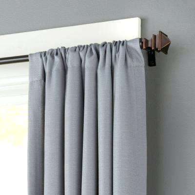 oil rubbed bronze curtain rods arts and crafts in telescoping 1 2 bed bath beyond