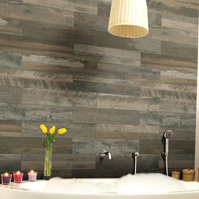 tile shower designs wood look with seat