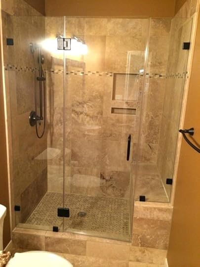 tile shower designs bathroom remodel in west lake hills black and white