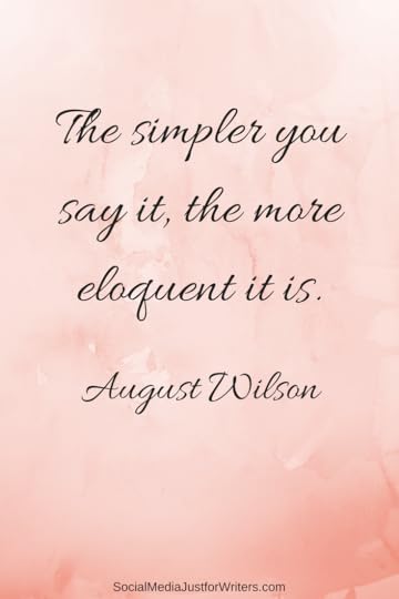 The simpler you say it, the more eloquent it is.