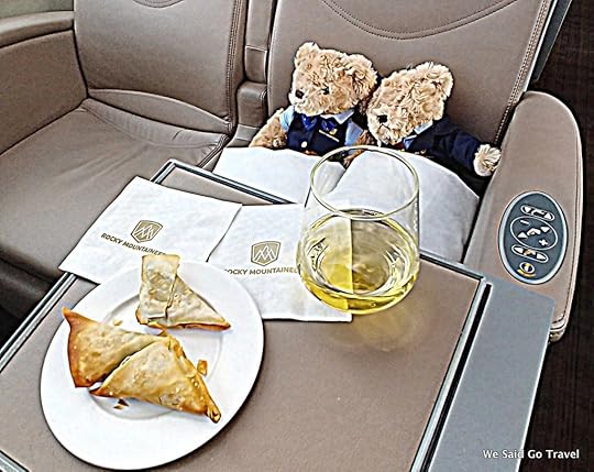 Snacks on Rocky Mountaineer Train