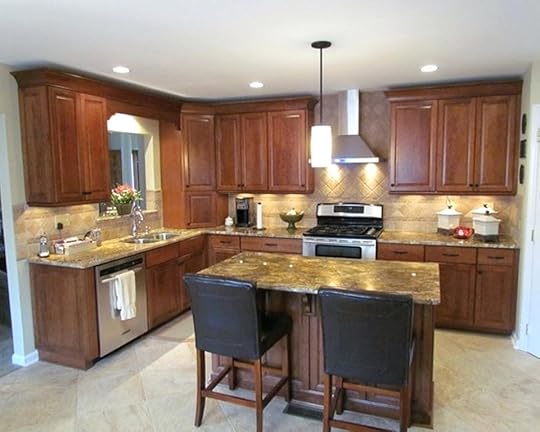 l shaped kitchen island traditional with t