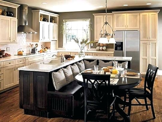 l shaped kitchen island with sink a lovely country featuring an that transitions ideas