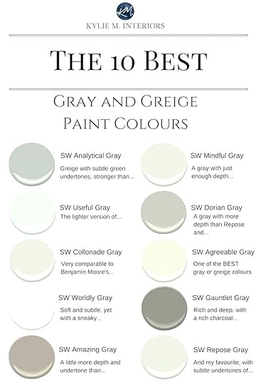 dorian gray paint color the best warm and colours kylie m interiors decorating sherwin williams