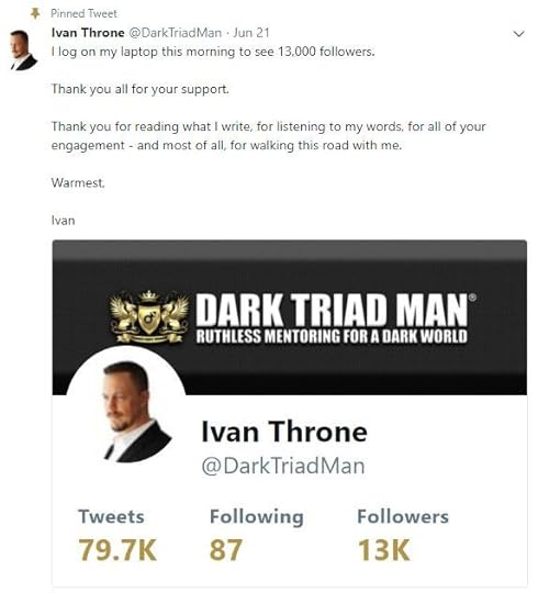 Ivan Throne Banned On Twitter