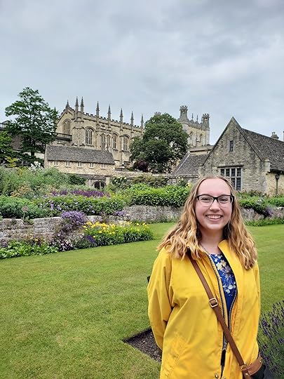 Image may contain: Susan Arnold, smiling, standing, sky, outdoor and nature