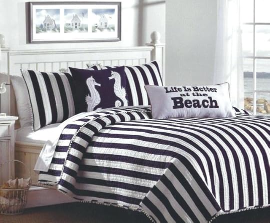black and white striped bedding west arch sets