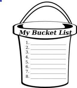 bucket list