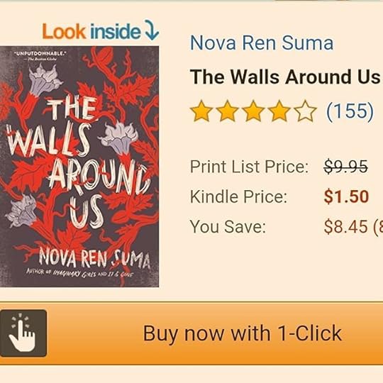 THE WALLS AROUND US by Nova Ren Suma @novaren is on sale for $1.50 US https://amzn.to/2tAjwlg and $1.99 CAN https://amzn.to/2tFczpr ! .<br />.<br />.<br />#YAlit #YAbooks #thewallsaroundus #novarensuma #bookrecs #YAbooks #ireadYA #reading #booknerd #bookworm