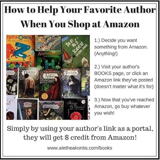 Via @aletheakontis – Help your favorite author when buying ANYTHING on Amazon! ⭐<br />#book #buy #anything #supportanauthor #artist #supported #patron #arts #associate #link #everylittlebit<br />#YAlit #booknerd #bookworm #ireadYA #booklover #readers