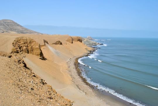 Surf spot in Chicama, Peru