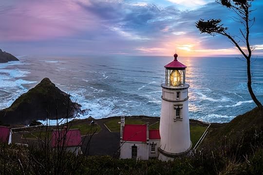 Heceta Head Lighthouse in Oregon, US
