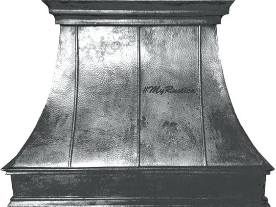 zinc range hood kitchen custom