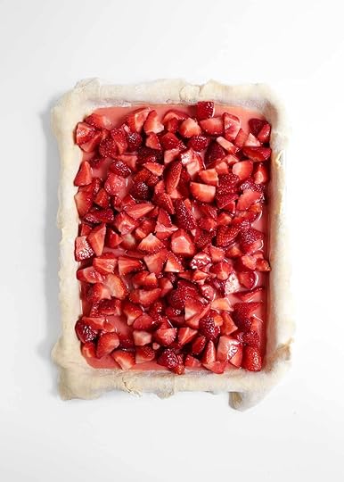 Strawberry Slab Pie from The Fauxmartha