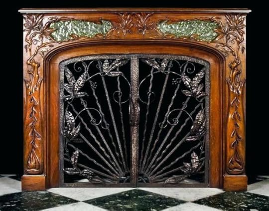 art deco fireplace photo 4 of interiors carved walnut mantel superior surround for sale