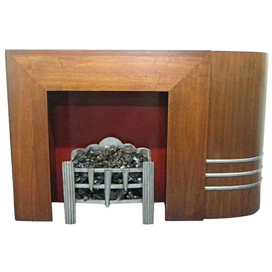 art deco fireplace spectacular streamline mantel for sale style tiles