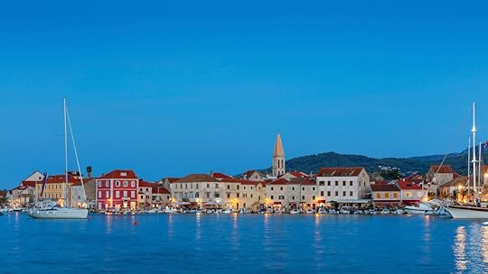 Hvar Croatia at night - Stari Grad