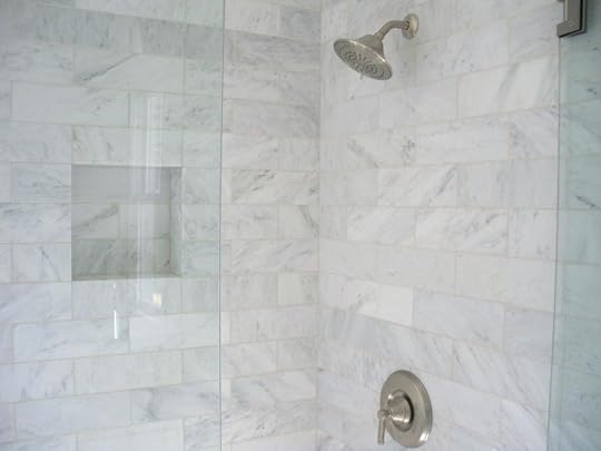 carrara marble shower large size of installation artificial for walk in showers how to clean floor