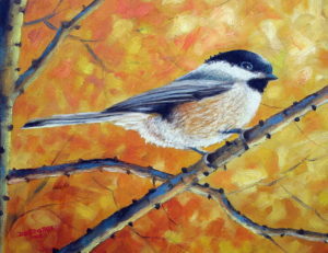 beauty of the chickadee