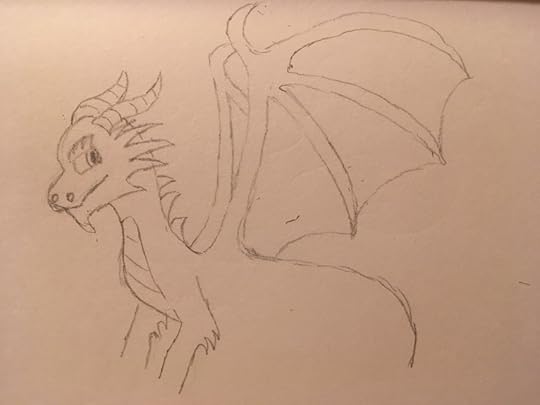 Half dragon half cat almost not really mostly dragon