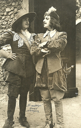 Pierre de Guingand and Aimé Simon-Girard in Les trois mousquetaires