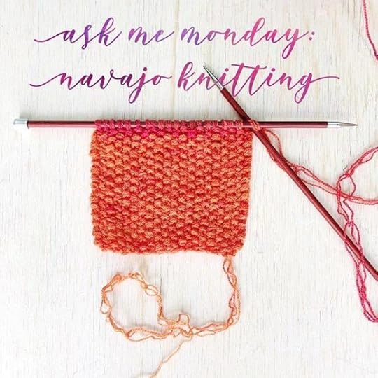 Navajo Knitting | Basics tutorial by Vickie Howell #knitting #caston #tutorial #navajoknitting #yarn