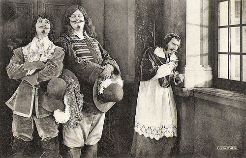 Jean Yonnel, Charles Martinelli and Jean Périer in Vingt ans après (1922)