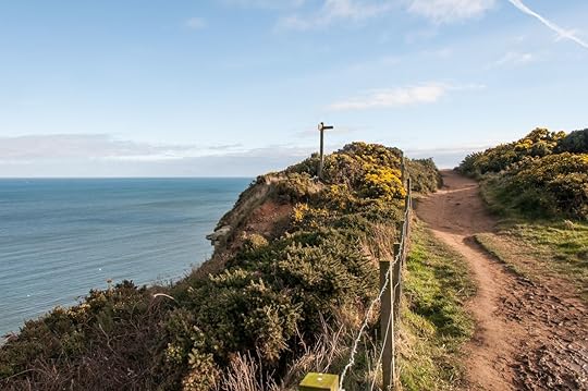 Footpath near Robin Hood's Bay in North York Moors National Park