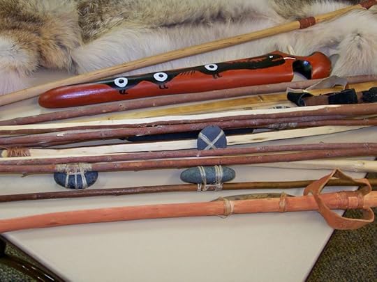 Atlatl and spears