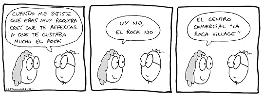 Una tira cómica sobre una chica roquera.