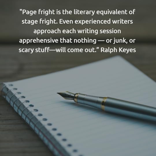 Ralph Keyes on page fright