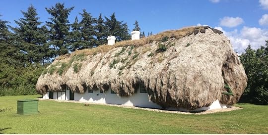 Danish cottage with seaweed roof