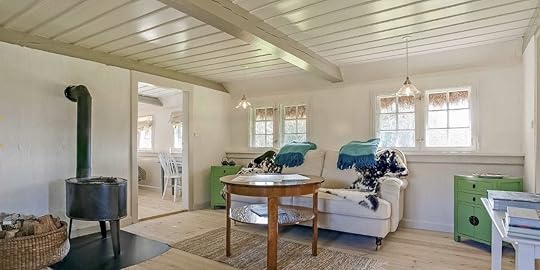 seaweed-roofed cottage interior