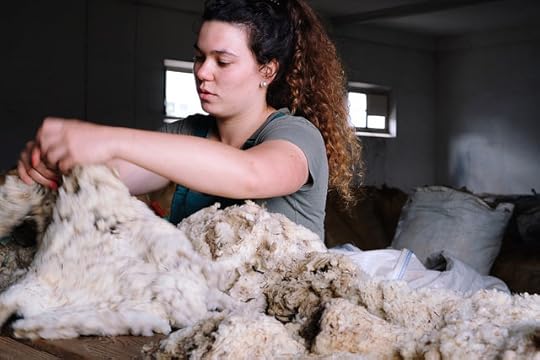 sorting and grading fleece