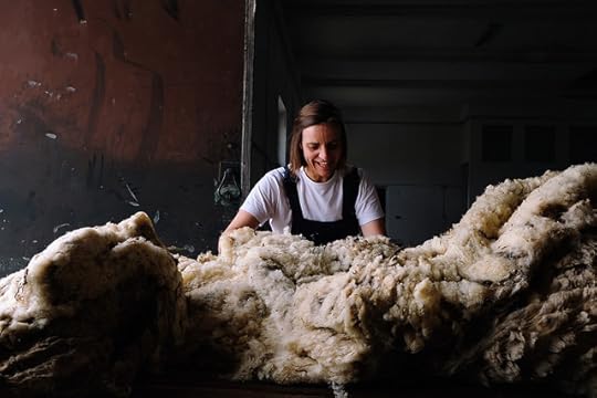 sorting and grading wool