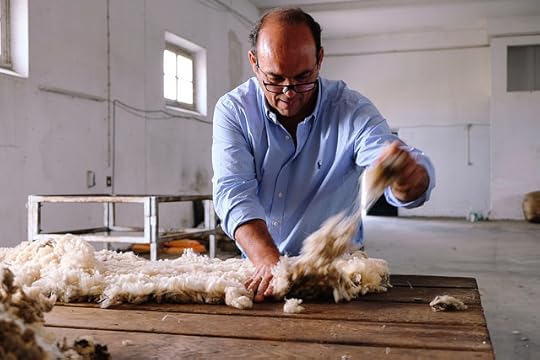 sorting and grading fleece