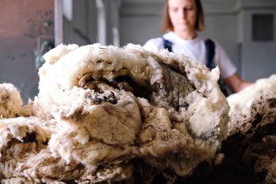 sorting and grading fleece