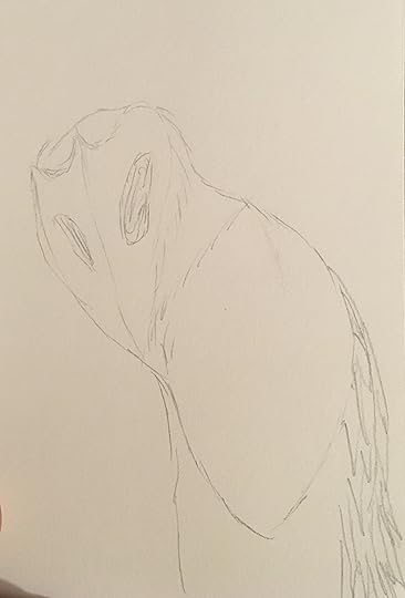 The news of a crazy amazing dragon drawn in pencil and turned into an owl