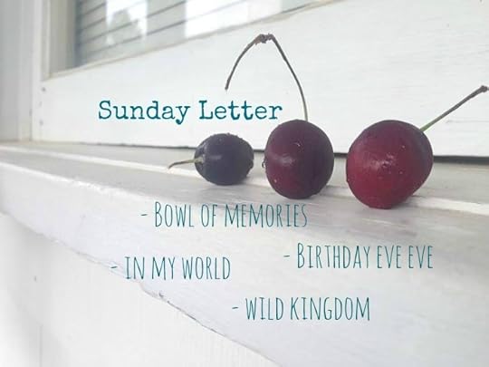 Sunday Letter 07.08.18